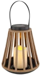 LAMPKA SOLARNA LED OGRODOWA LAMPION LATARENKA ŚWIECZKA