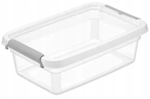 Organizer plastikowy 3 l z pokrywką - szczelny, BPA-FREE, na drobiazgi